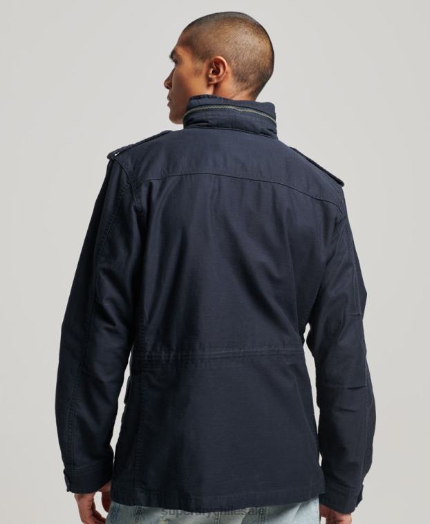 hombres Superdry Armada chaqueta militar m65 2R68Z1130