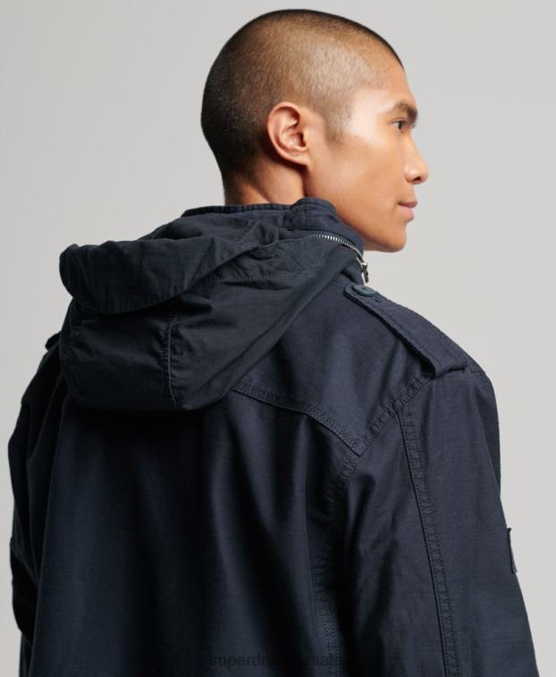 hombres Superdry Armada chaqueta militar m65 2R68Z1130