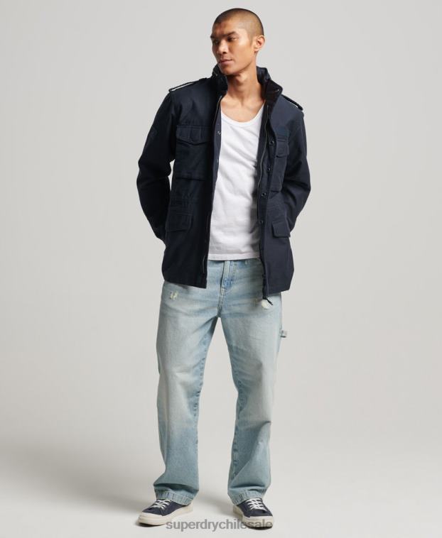 hombres Superdry Armada chaqueta militar m65 2R68Z1130
