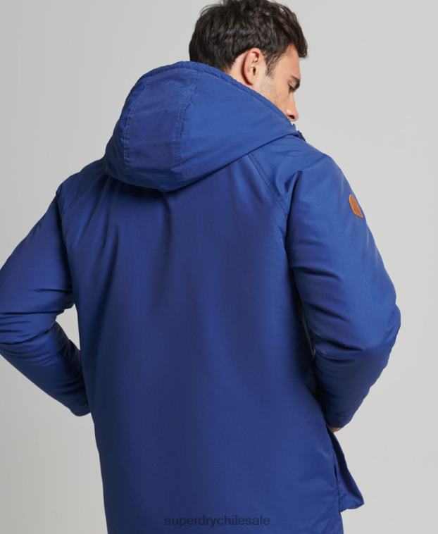 hombres Superdry Armada chaqueta parka acolchada de montaña 2R68Z4480