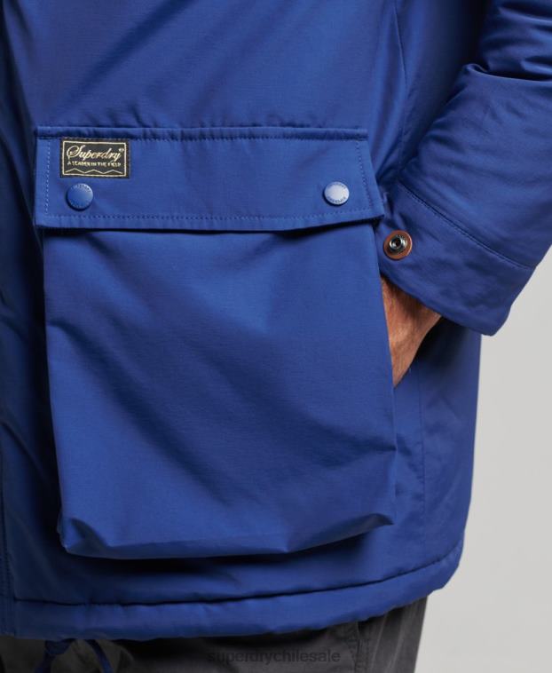 hombres Superdry Armada chaqueta parka acolchada de montaña 2R68Z4480