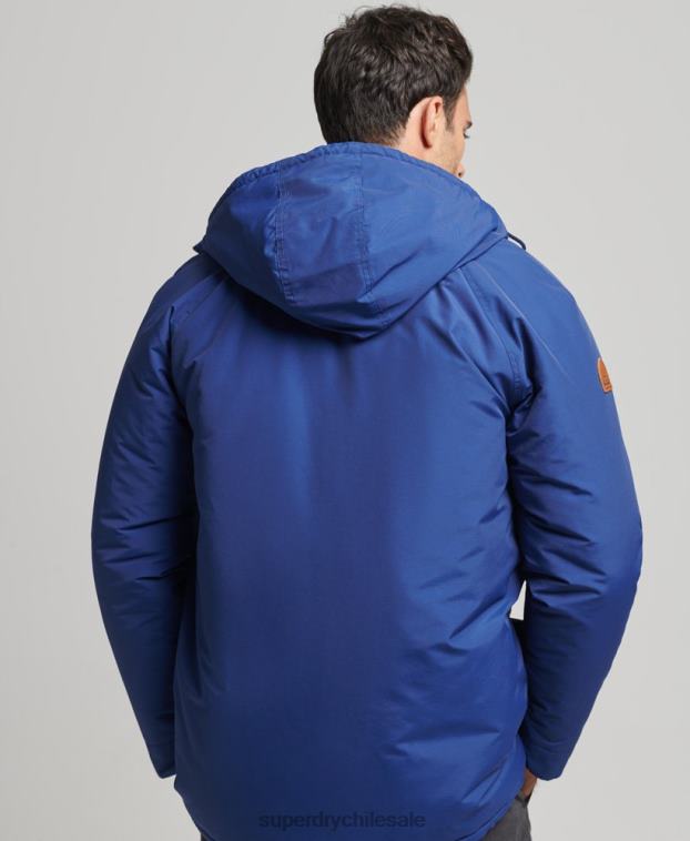 hombres Superdry Armada chaqueta parka acolchada de montaña 2R68Z4480