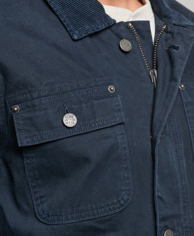 hombres Superdry Armada chaqueta ranchera antigua 2R68Z4440