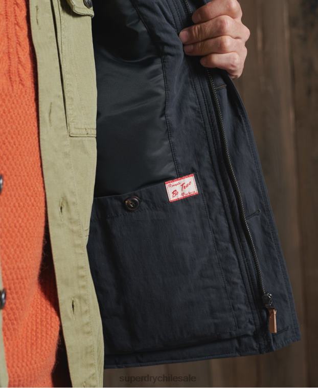hombres Superdry Armada chaqueta sin mangas de edición limitada 2R68Z4768