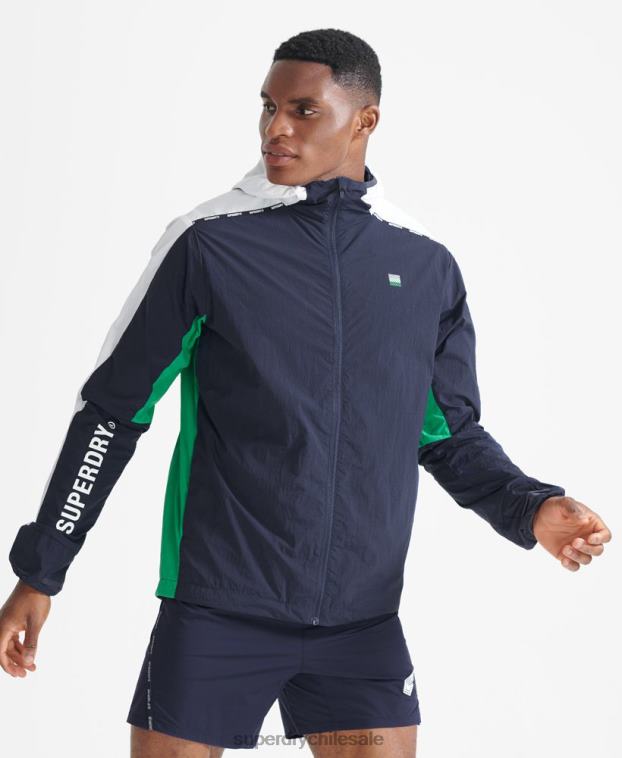 hombres Superdry Armada correr chaqueta 2R68Z5400