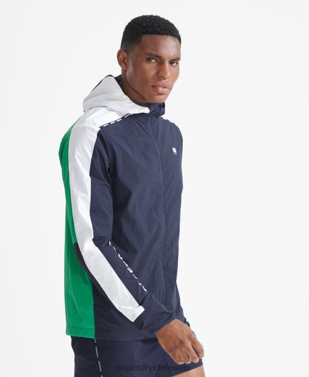 hombres Superdry Armada correr chaqueta 2R68Z5400