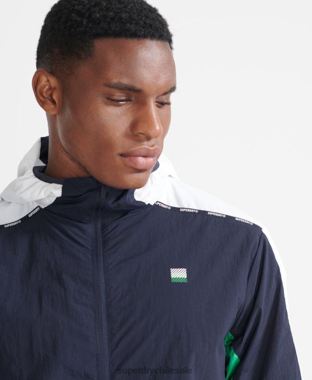 hombres Superdry Armada correr chaqueta 2R68Z5400