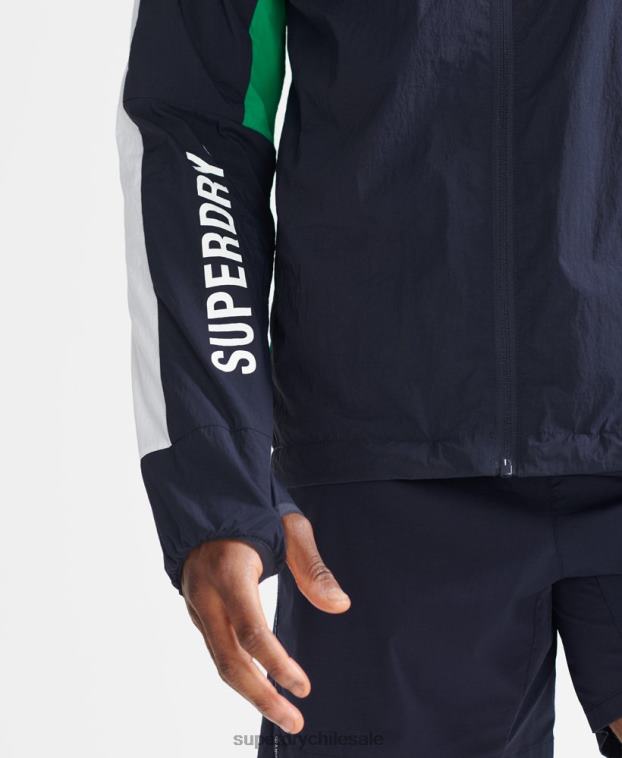 hombres Superdry Armada correr chaqueta 2R68Z5400
