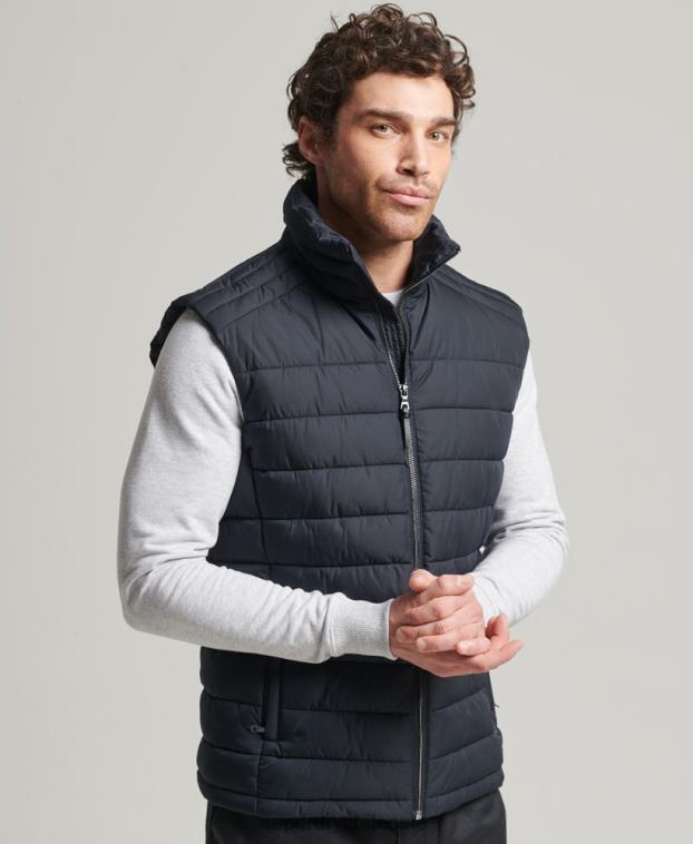 hombres Superdry Armada estudios fuji chaleco 2R68Z4690