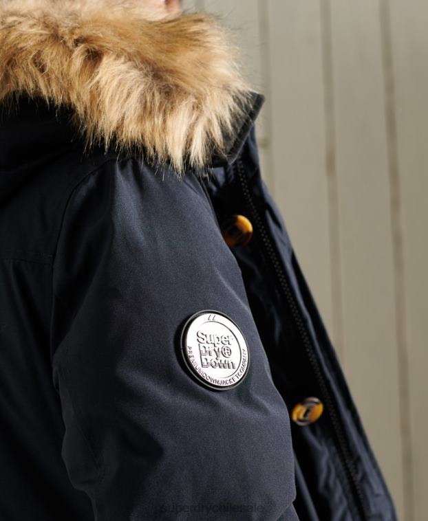 hombres Superdry Armada parka de plumón de rookie 2R68Z4642
