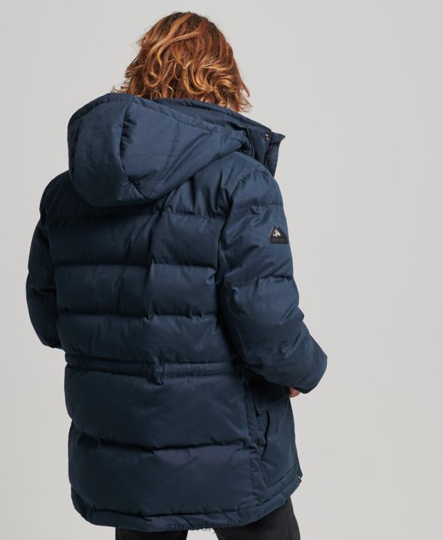 hombres Superdry Armada parka expedición de microfibra 2R68Z4596