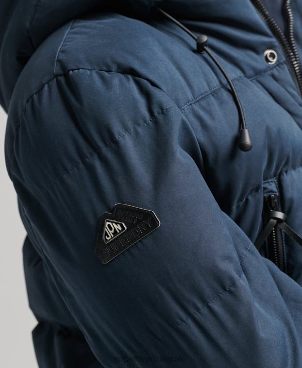 hombres Superdry Armada parka expedición de microfibra 2R68Z4596