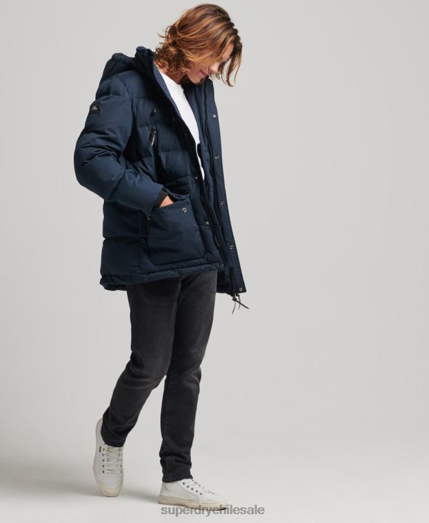 hombres Superdry Armada parka expedición de microfibra 2R68Z4596