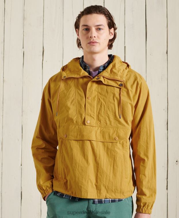 hombres Superdry amarillo chaqueta casual de montaña 2R68Z4667