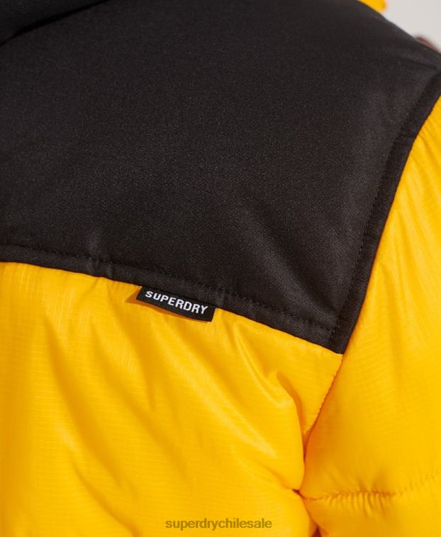 hombres Superdry amarillo chaqueta de código 2R68Z4510