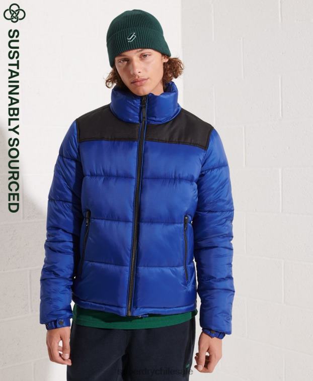hombres Superdry azul chaqueta de código 2R68Z4677