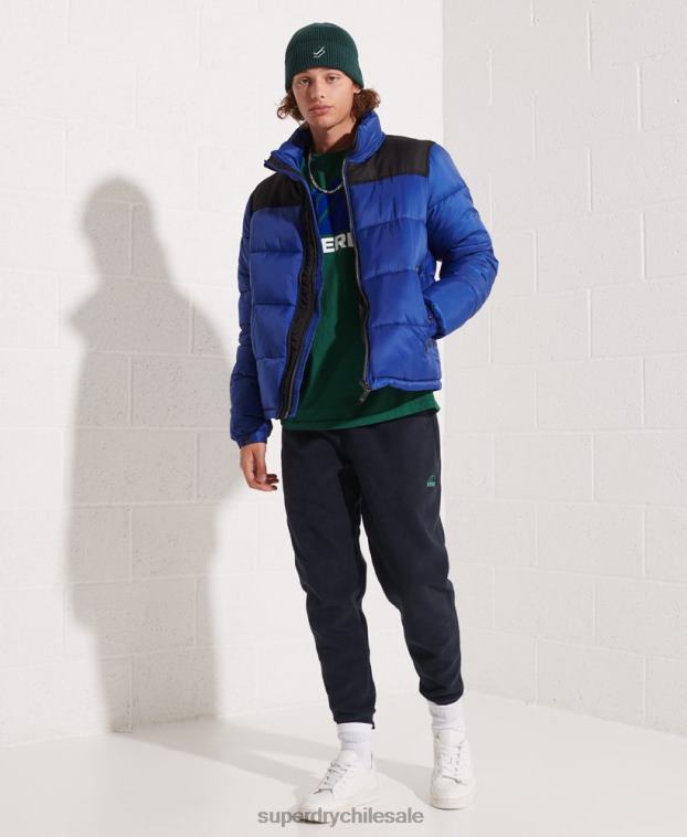 hombres Superdry azul chaqueta de código 2R68Z4677
