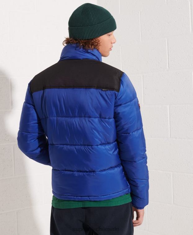 hombres Superdry azul chaqueta de código 2R68Z4677