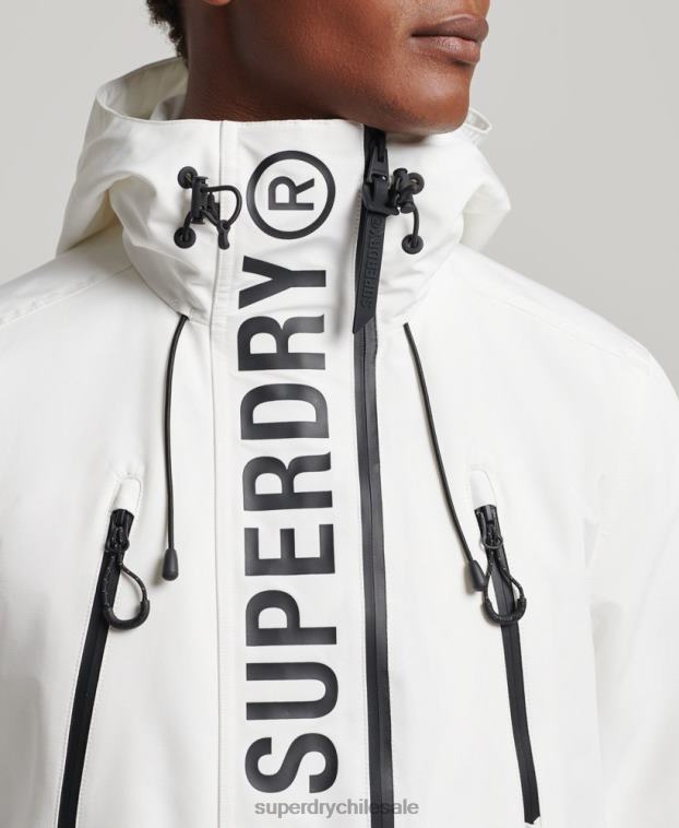 hombres Superdry blanco chaqueta cortavientos ultimate sd 2R68Z4659