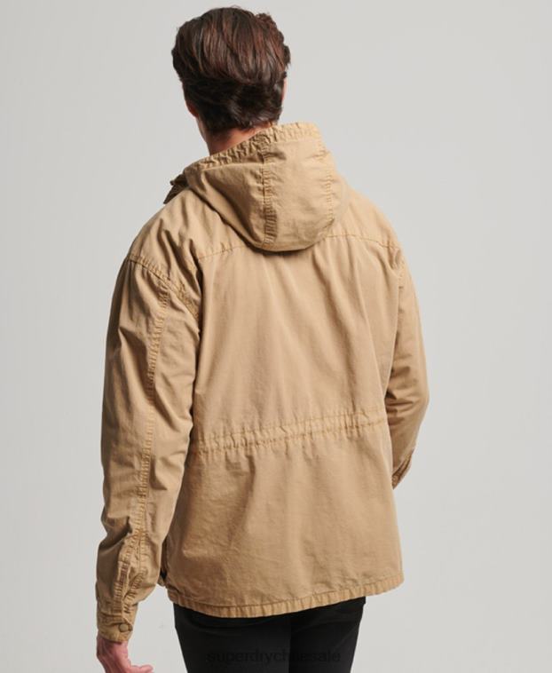 hombres Superdry broncearse chamarra de cubierta con capucha 2R68Z932
