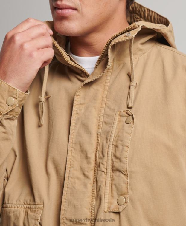 hombres Superdry broncearse chamarra de cubierta con capucha 2R68Z932
