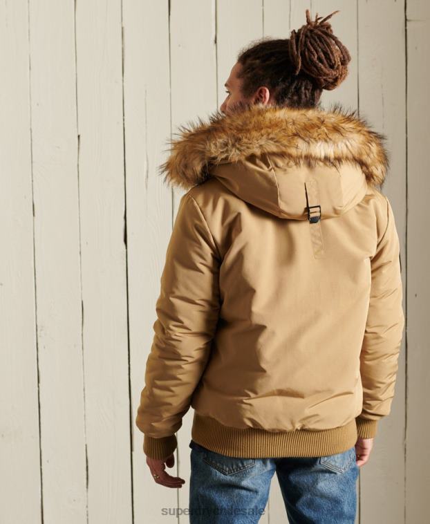 hombres Superdry broncearse chaqueta bomber everest 2R68Z1055
