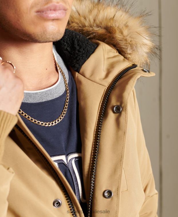 hombres Superdry broncearse chaqueta bomber everest 2R68Z1055