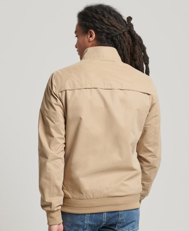 hombres Superdry broncearse chaqueta harrington icónica 2R68Z4709