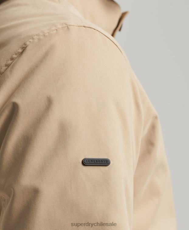 hombres Superdry broncearse chaqueta harrington icónica 2R68Z4709