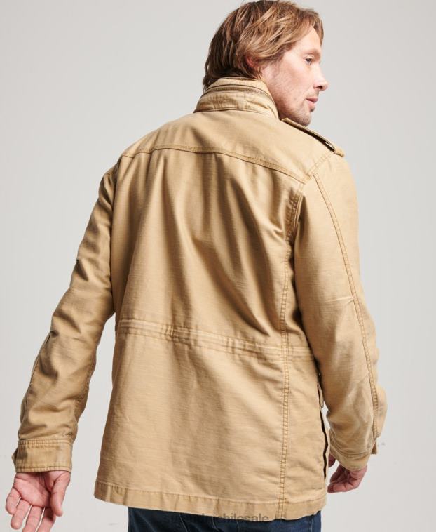 hombres Superdry broncearse chaqueta militar m65 2R68Z1127
