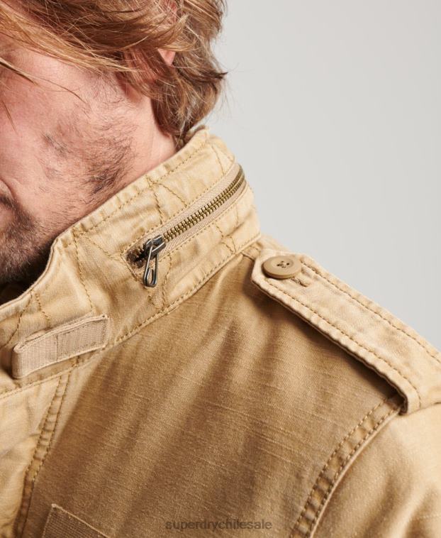 hombres Superdry broncearse chaqueta militar m65 2R68Z1127