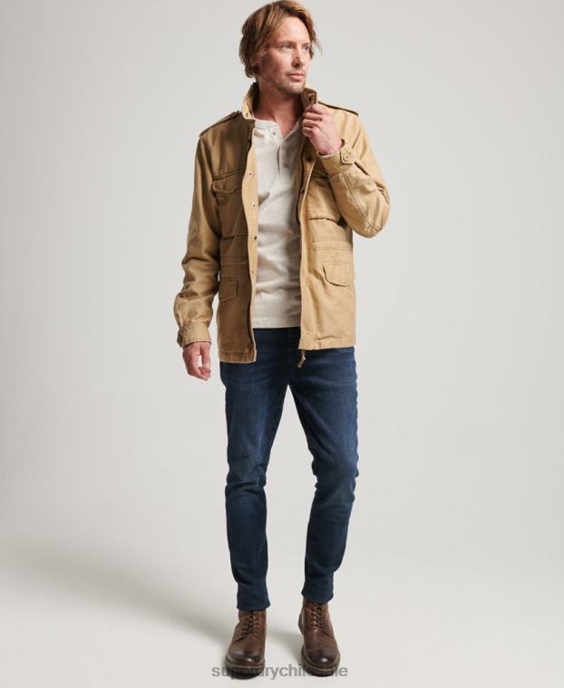 hombres Superdry broncearse chaqueta militar m65 2R68Z1127