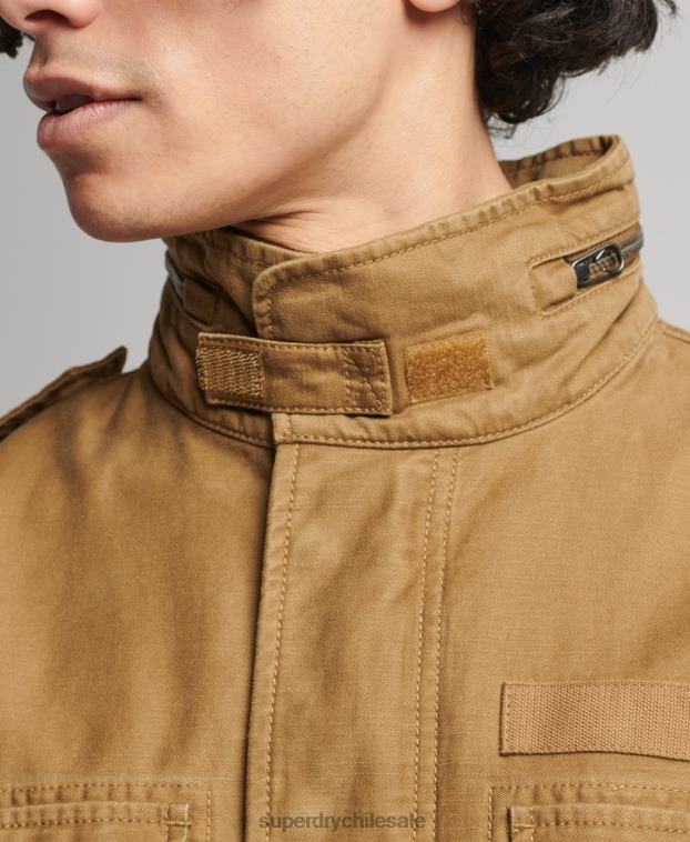hombres Superdry broncearse chaqueta militar m65 vintage 2R68Z955