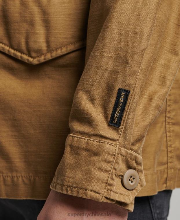 hombres Superdry broncearse chaqueta militar m65 vintage 2R68Z955