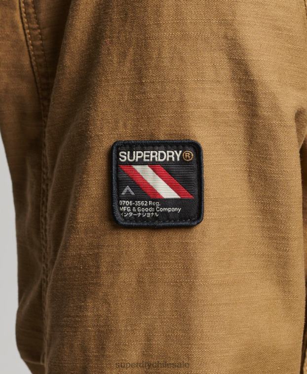 hombres Superdry broncearse chaqueta militar m65 vintage 2R68Z955
