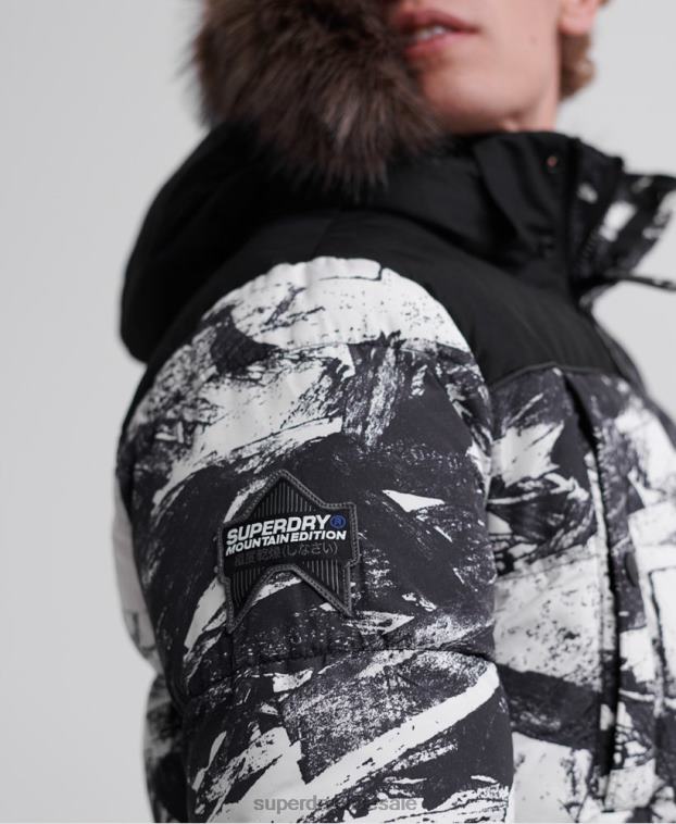 hombres Superdry gris chamarra parka sd explorer 2R68Z4717