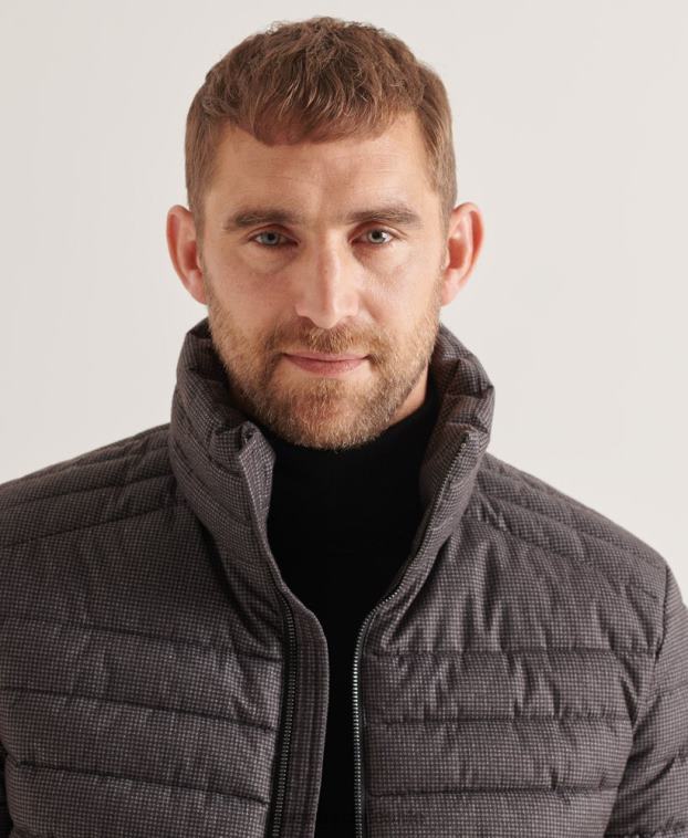 hombres Superdry gris chaqueta fuji sin capucha studios 2R68Z4679