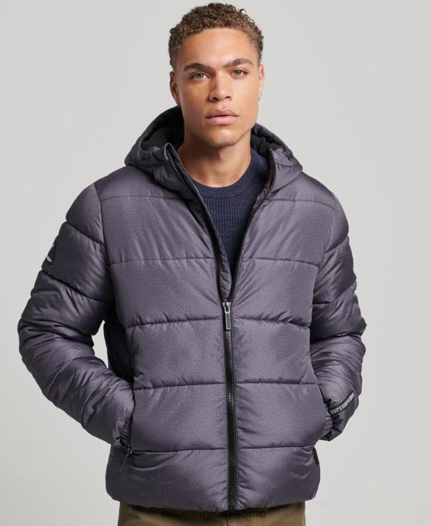hombres Superdry gris oscuro globo deportivo 2R68Z4508
