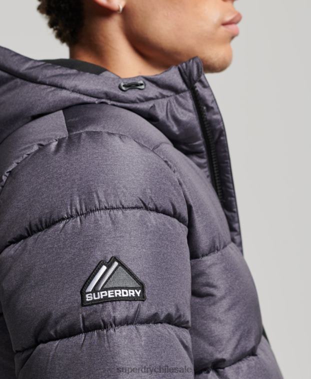 hombres Superdry gris oscuro globo deportivo 2R68Z4508