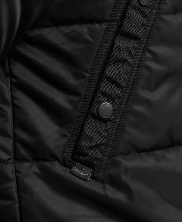 hombres Superdry gris oscuro parka chinook 2R68Z4447