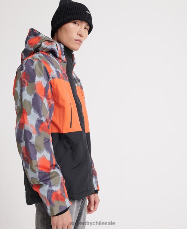 hombres Superdry multi chamarra con capucha y estampado polar sd-wind attacker 2R68Z1201