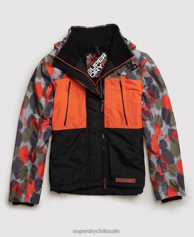 hombres Superdry multi chamarra con capucha y estampado polar sd-wind attacker 2R68Z1201