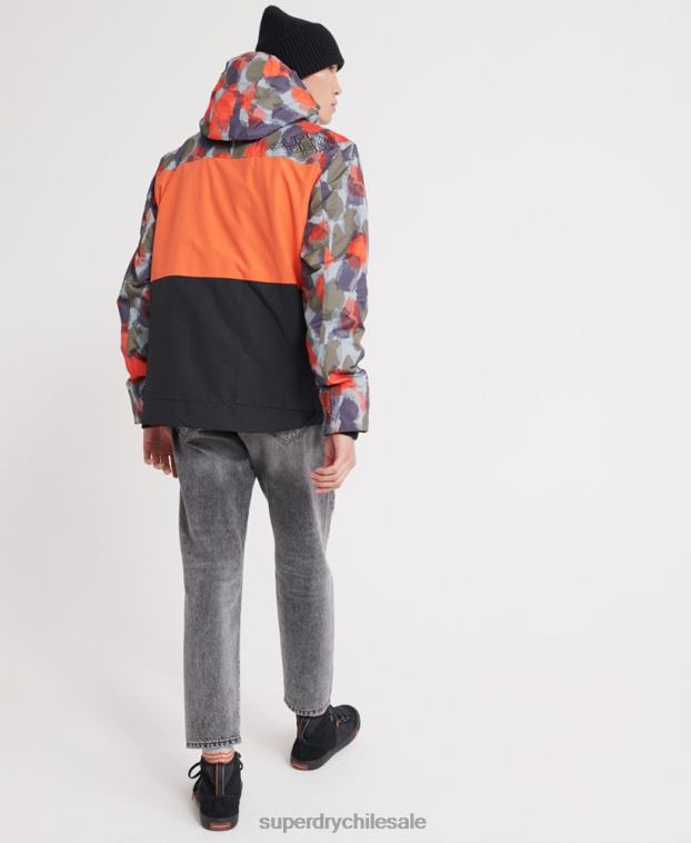 hombres Superdry multi chamarra con capucha y estampado polar sd-wind attacker 2R68Z1201