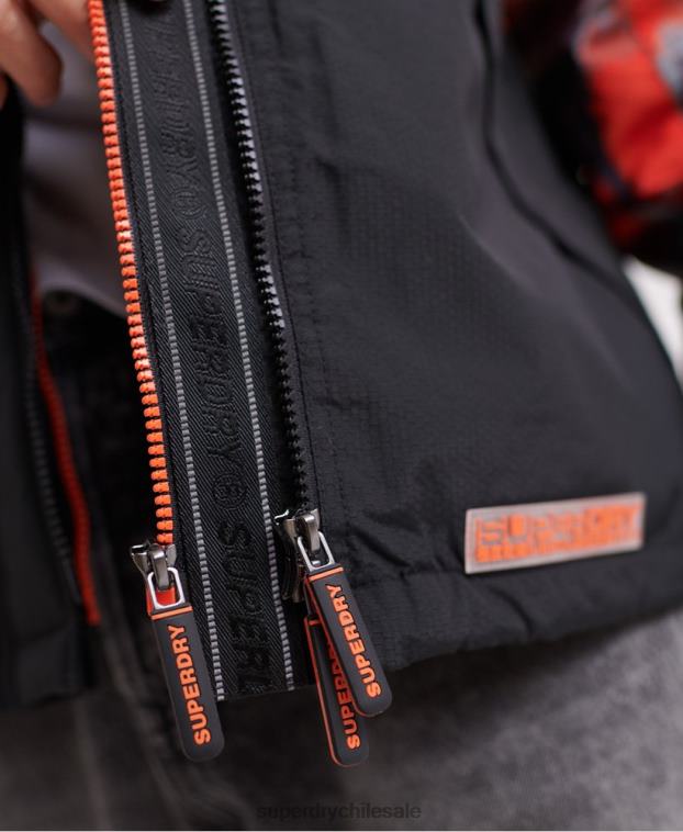 hombres Superdry multi chamarra con capucha y estampado polar sd-wind attacker 2R68Z1201