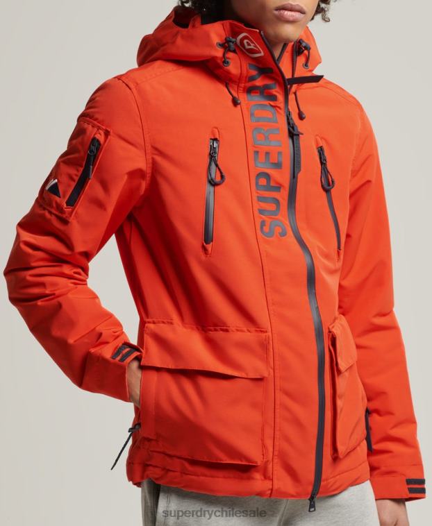 hombres Superdry naranja chaqueta cortavientos ultimate sd 2R68Z1091