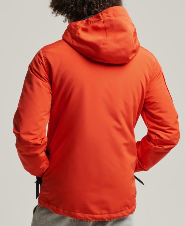 hombres Superdry naranja chaqueta cortavientos ultimate sd 2R68Z1091
