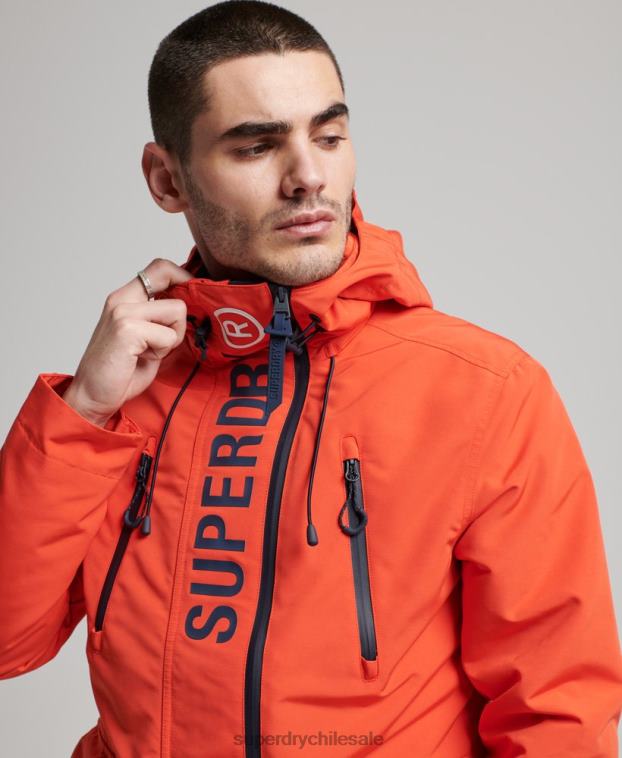 hombres Superdry naranja chaqueta cortavientos ultimate sd 2R68Z998