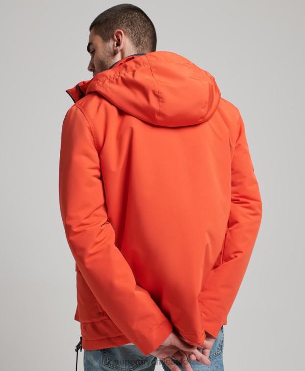 hombres Superdry naranja chaqueta cortavientos ultimate sd 2R68Z998