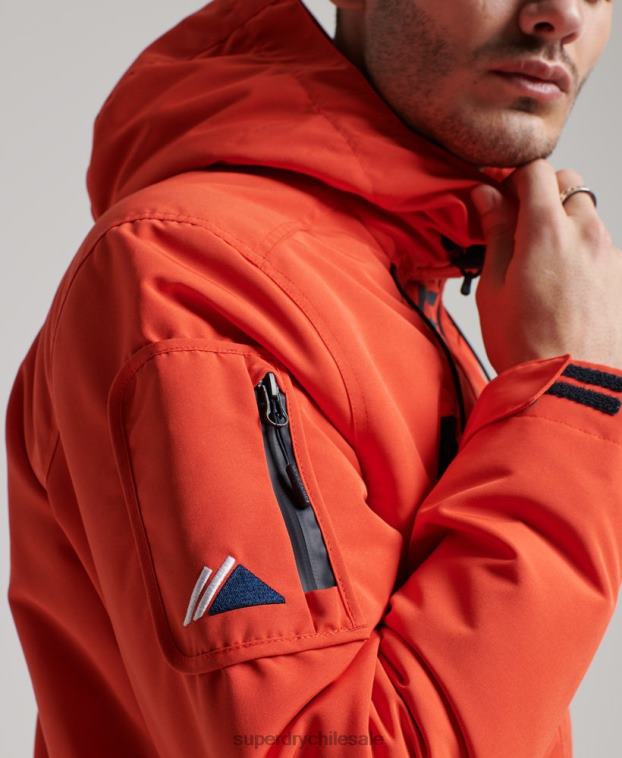hombres Superdry naranja chaqueta cortavientos ultimate sd 2R68Z998