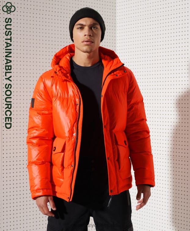 hombres Superdry naranja chaqueta de rescate de descenso de montaña 2R68Z4601